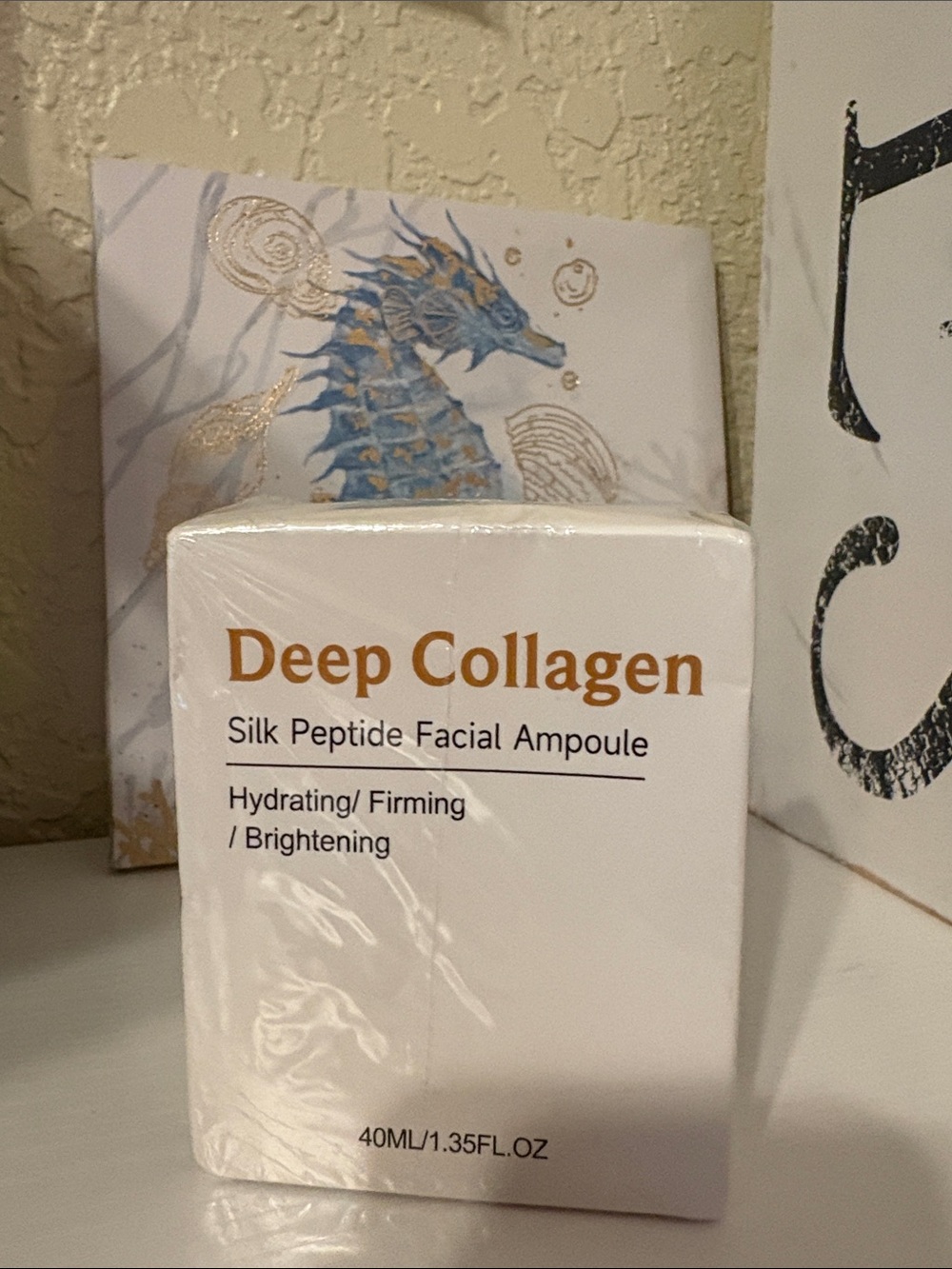 Deep Collagen Silk Peptide Facial Ampoule - White